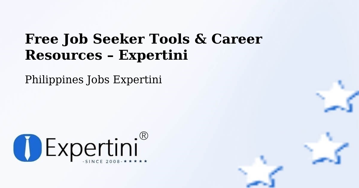 Free Job Seeker Tools & Career Resources – Batuan - Batuan, Philippines Jobs Expertini