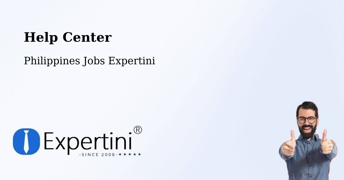 Help Center – Batuan - Philippines Jobs Expertini